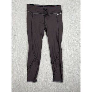 Patagonia Peak Mission Tight Womens Black Leggings Outdoor Running Medium HeiQ
